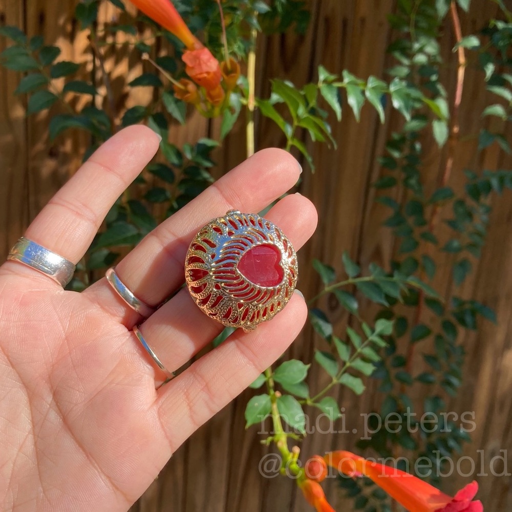 Kendra Scott Claire Ring in Pink Agate